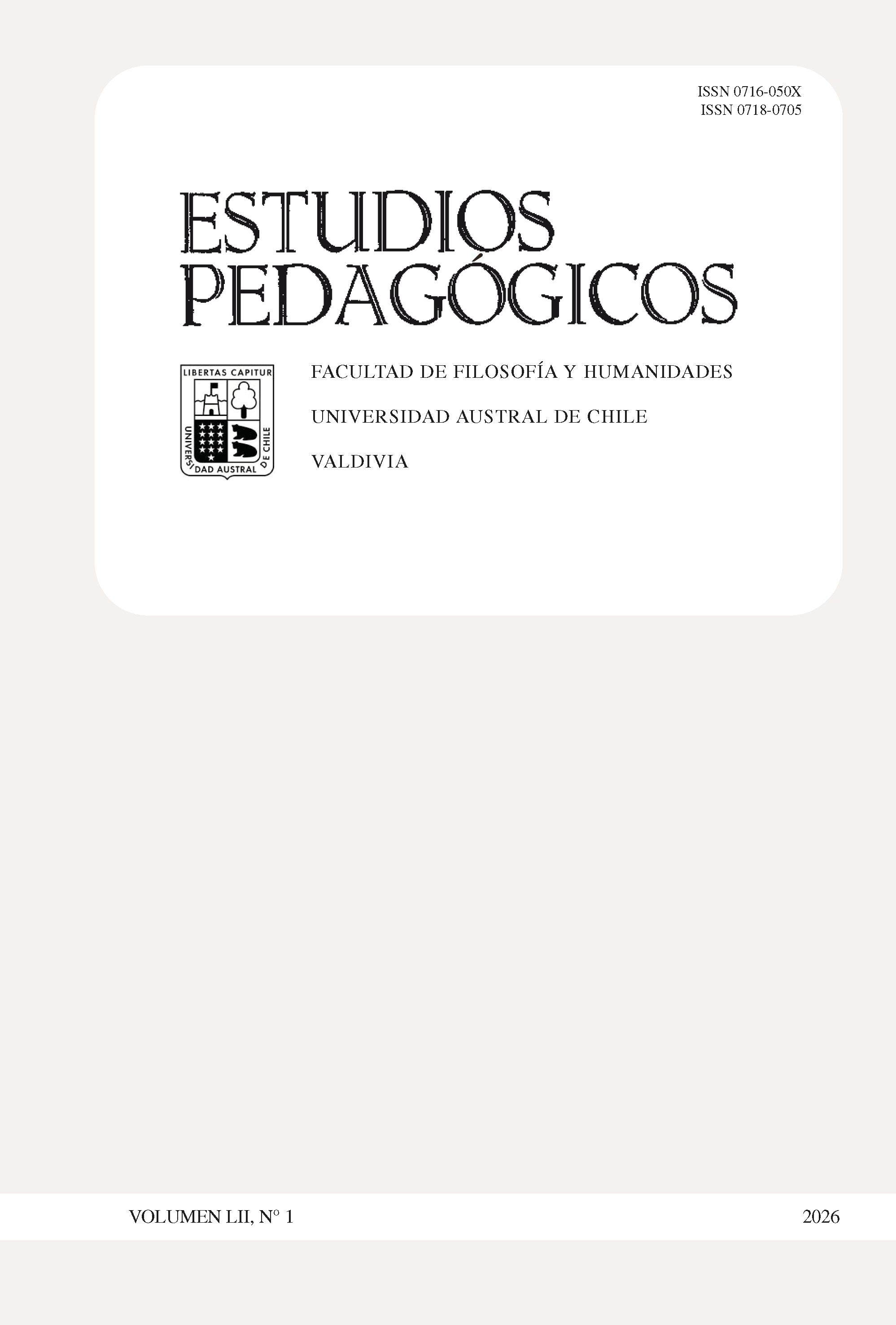 Revista Estudios Pedagógicos